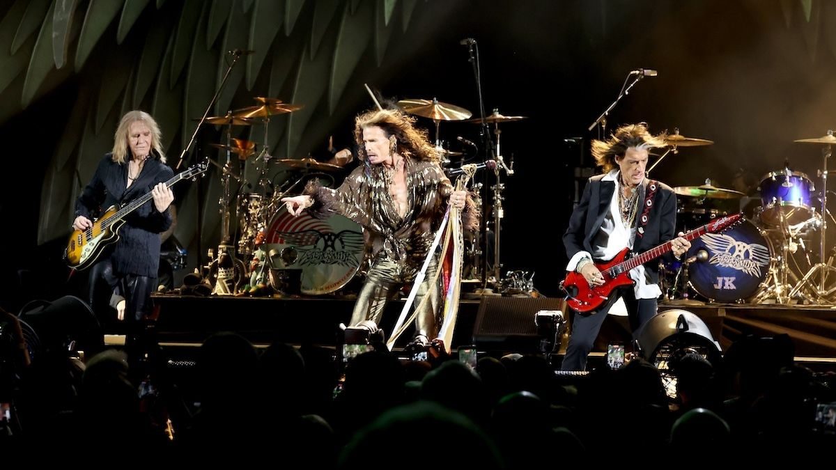 Aerosmith's Hollywood Bowl return had Dave Grohl on drums, Johnny Depp on guitar and Joey Kramer back for the finale