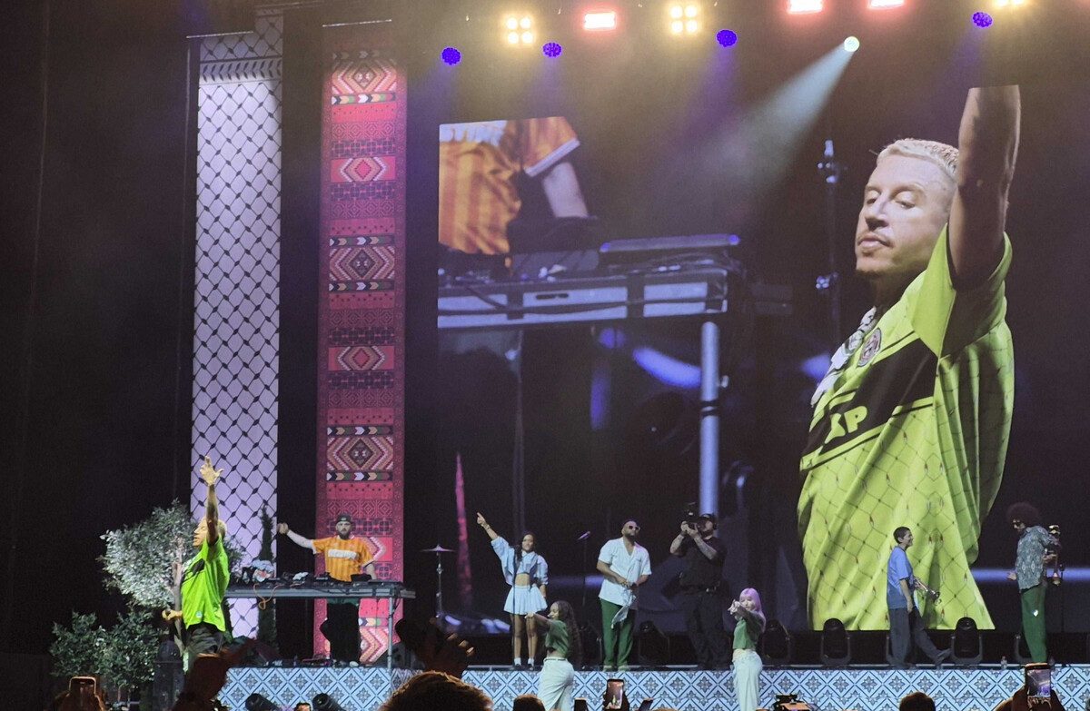 Macklemore opens his Free Palestine shows in Dublin with Hozier, Kneecap and Beoga, with Paris and London next