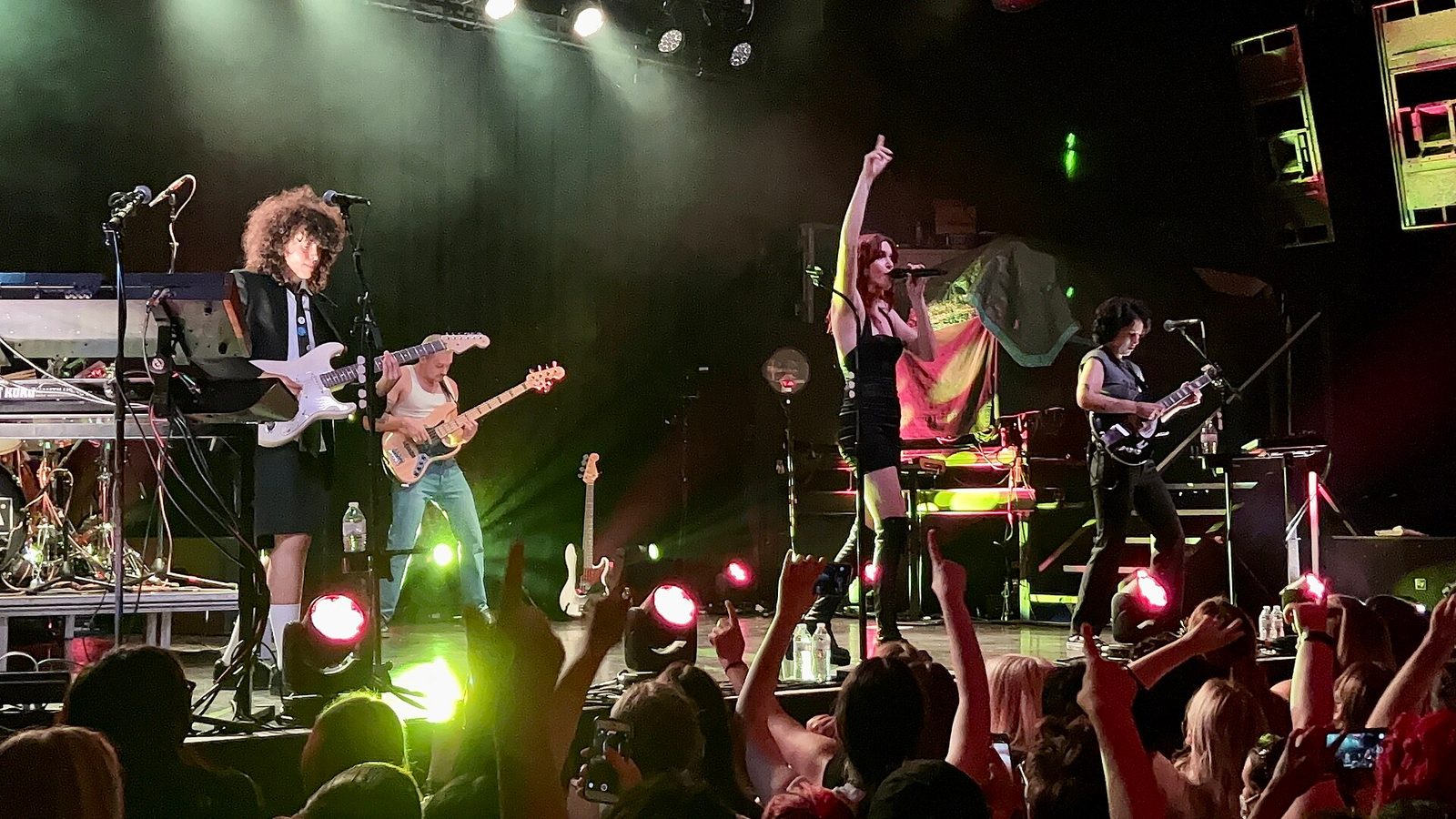 MUNA's tour bus catches fire in Burbank, and the band says everyone is safe