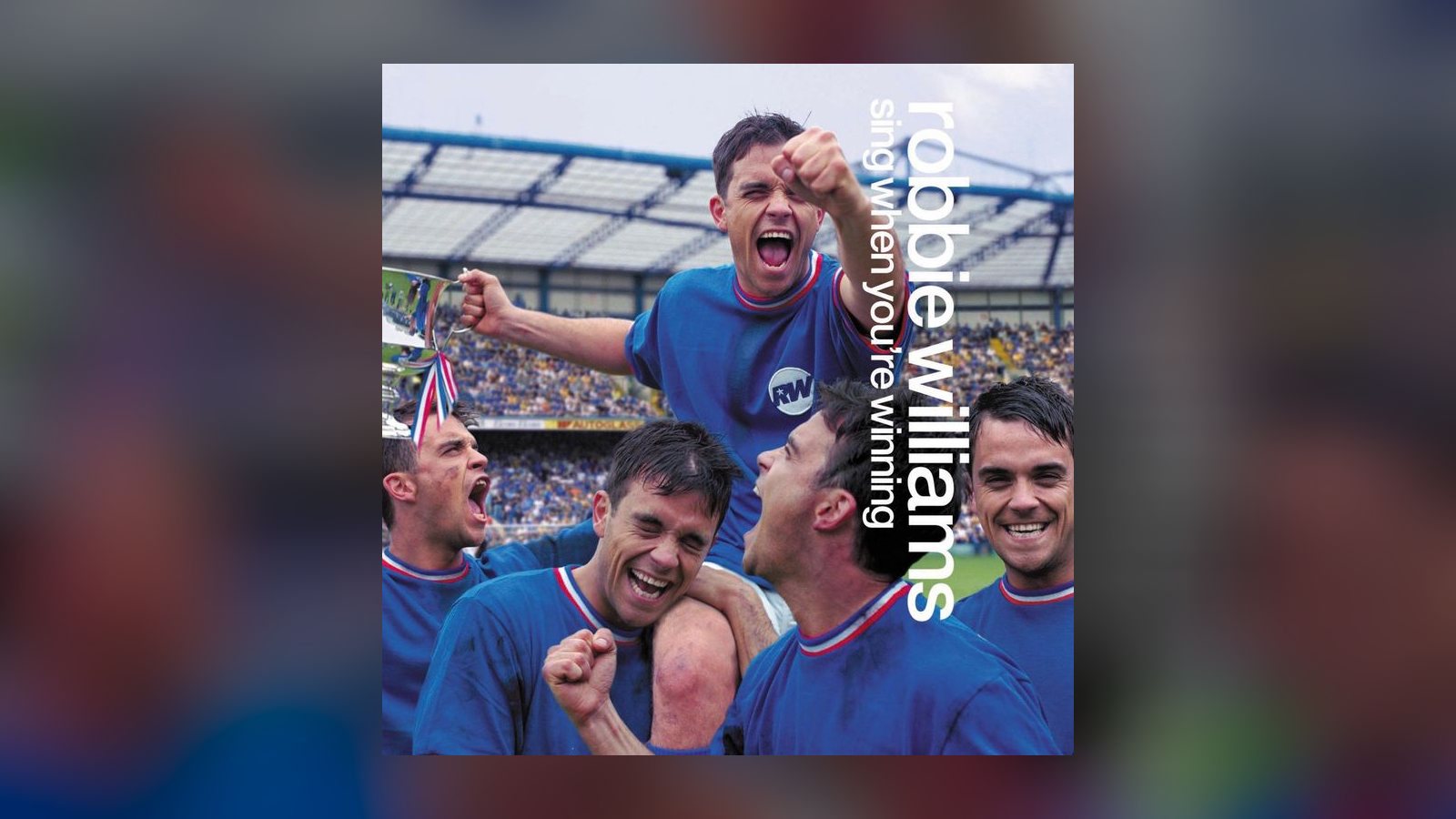 Robbie Williams is National Album Day's Album Icon, and Sing When You're Winning gets its first vinyl reissue